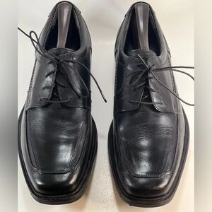 Johnston & Murphy  Men's Black Leather Derby Dress Shoes - Size 9.5